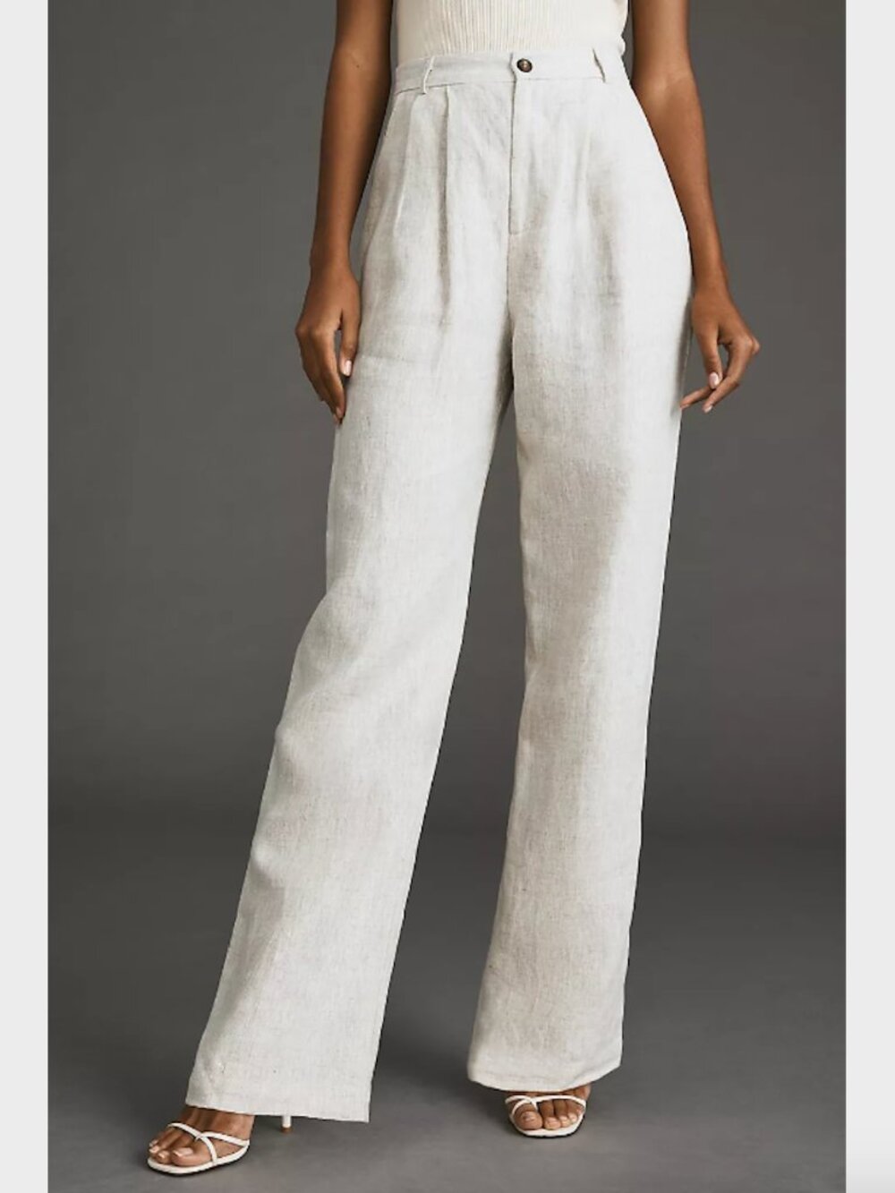 Reformation Mason Linen Pants - Size 4